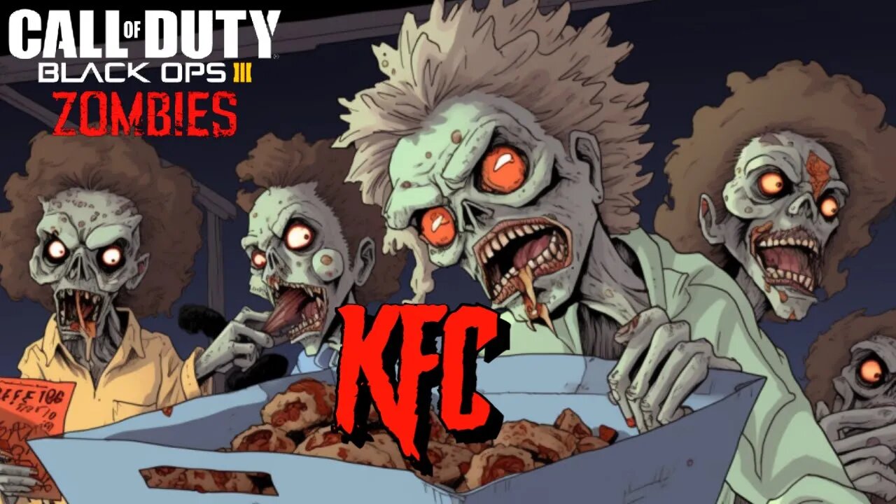 Call of Duty KFC Custom zombies map with EE Boss fight and ending