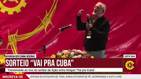 Intervenção do cônsul de Cuba no sorteio Vai pra Cuba - 13/08/22