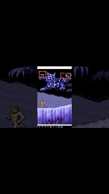 Beating super Ghouls n Ghosts boss with no HP