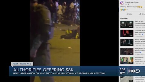 Reward increased for finding Brown Sugar Festival shooter