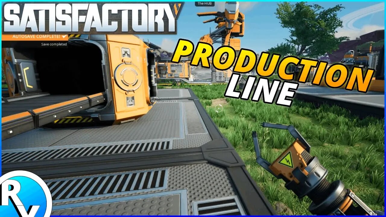 BUILDING MY VERY FIRST FACTORY IN SATISFACTORY!! - SATISFACTORY GAMEPLAY