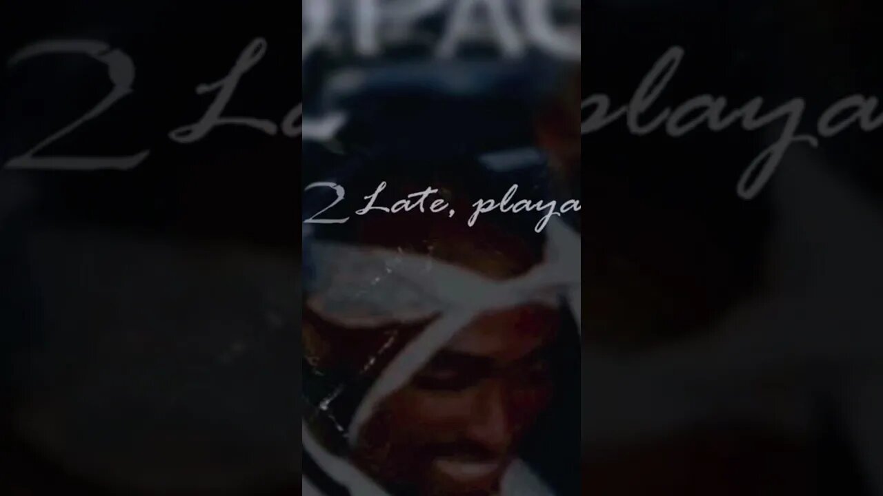 2Pac - 2 Late, Playa (Verse) (1996) MC Hammer Unreleased Song. (432hz) #YoutubeShorts