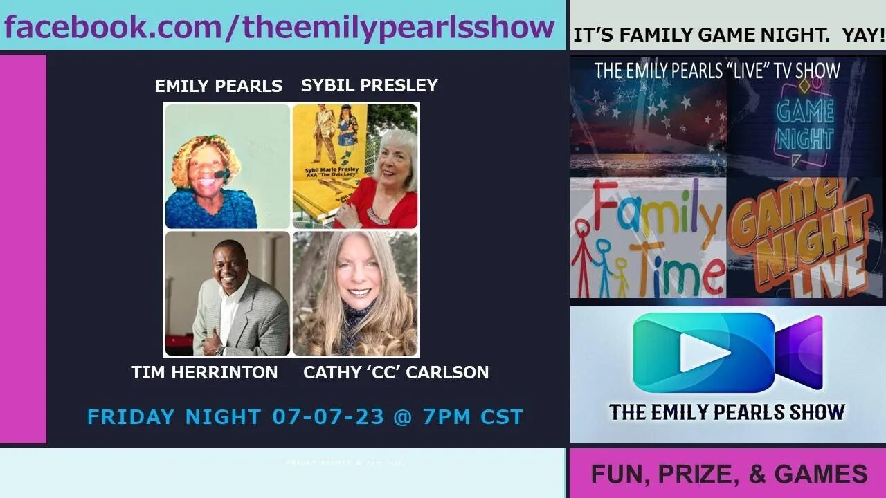 THE EMILY PEARLS 'LIVE' TELEVISION SHOW