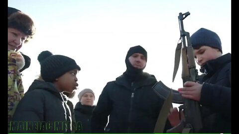 Kyiv Citizens Training Children With Firearms As Young As 9