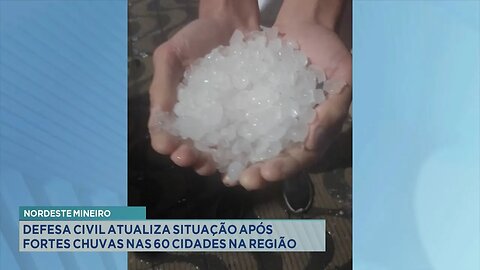 Nordeste Mineiro: Defesa Civil atualiza situação após fortes chuvas nas 60 cidades da região.
