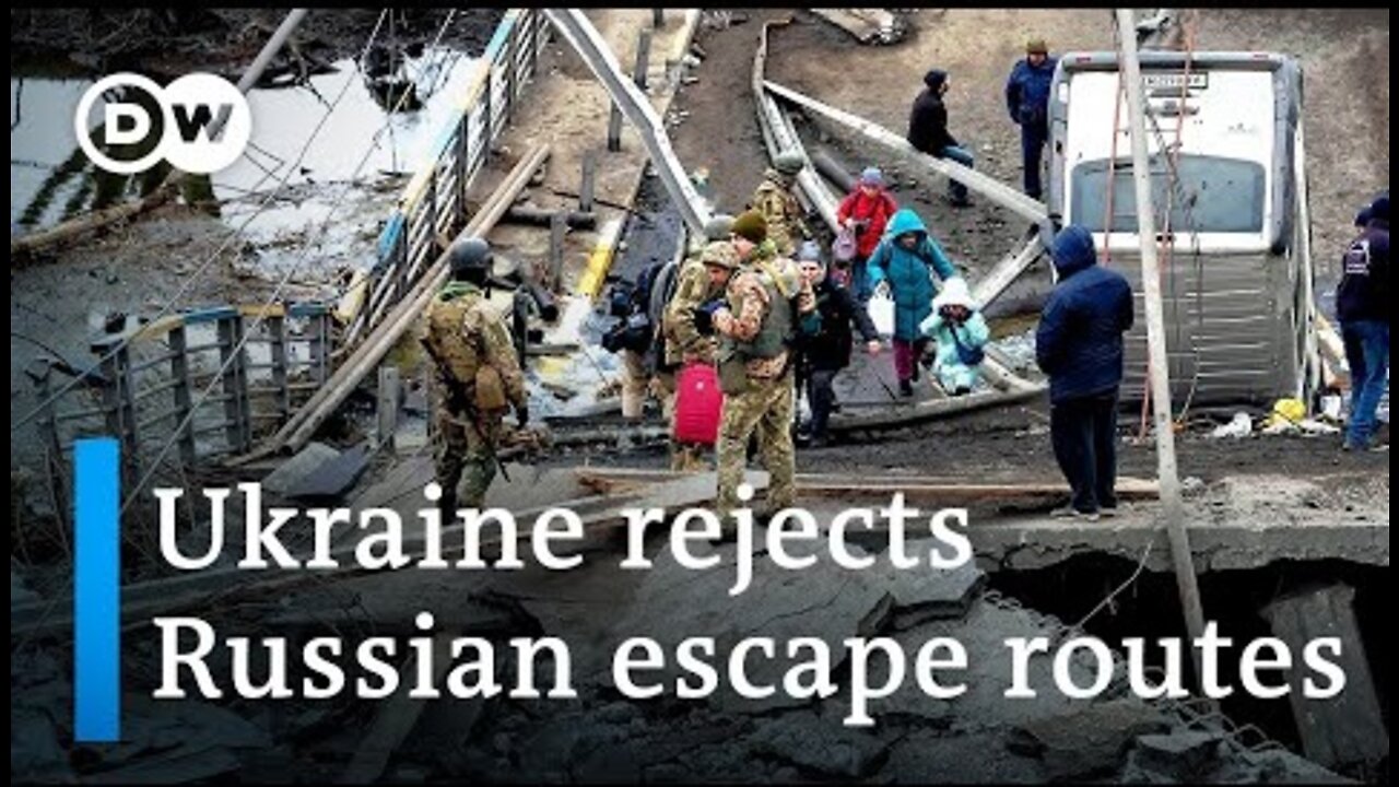 Ukraine says Russian escape routes lead only to Russia and Belarus