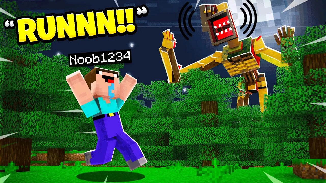 Siren Head Prank On Noob1234! - Minecraft