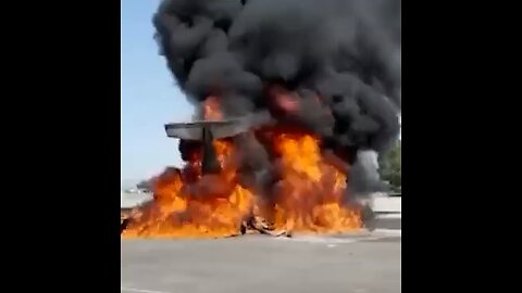 Plane crash in Los Angeles today