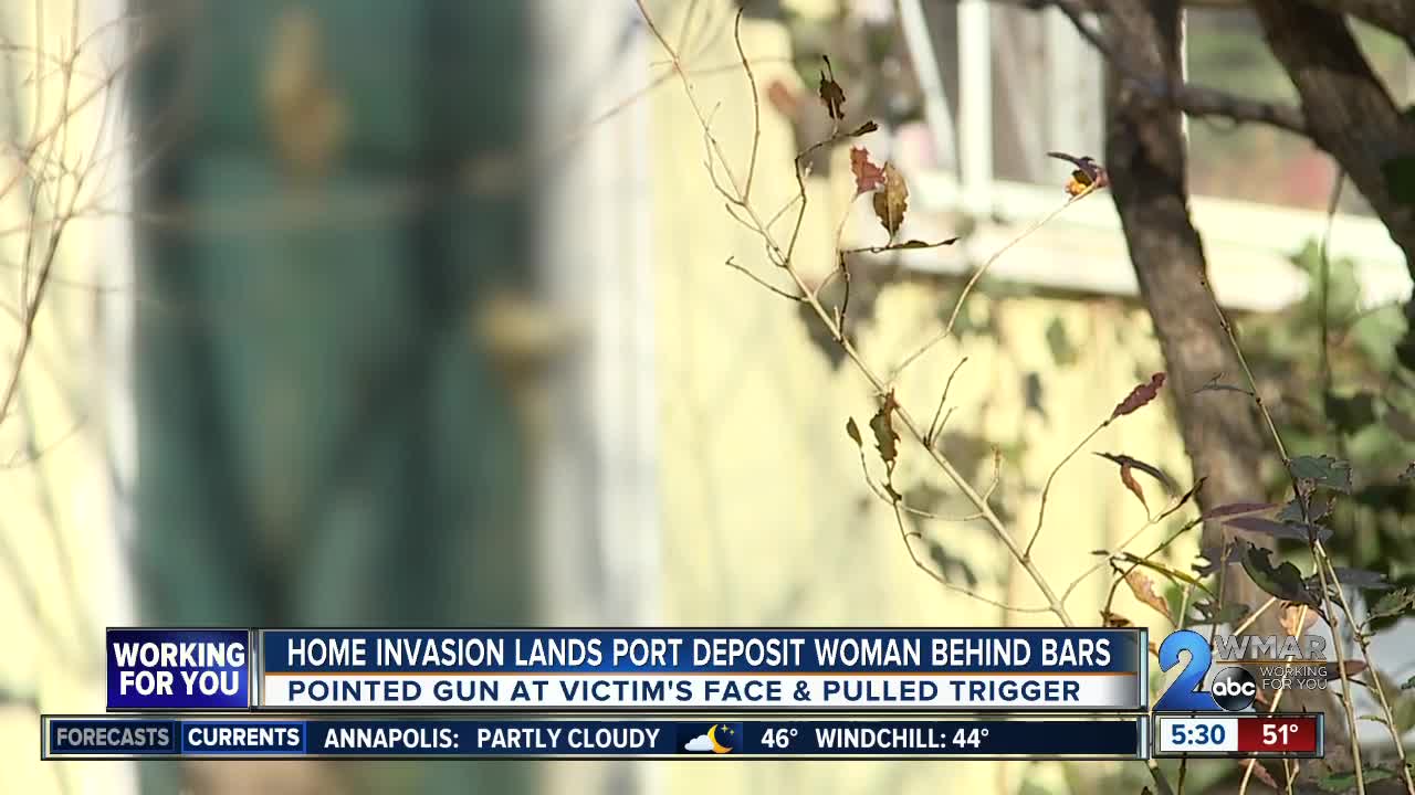 Home invasion lands Port Deposit woman behind bars