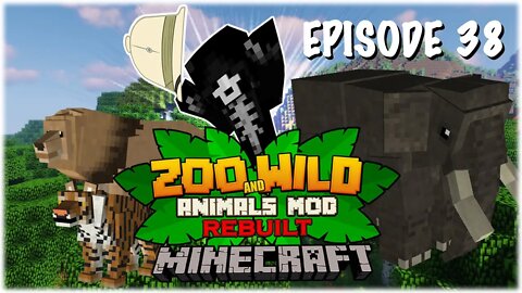 Minecraft: Zoo and Wild Animal (ZAWA) Mod - S2E38 - Mobs, Bats, and a Big Ravine