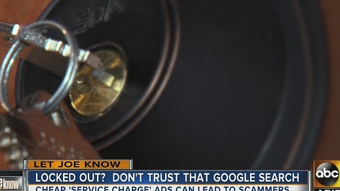 Need a locksmith? Watch out for scams on Google