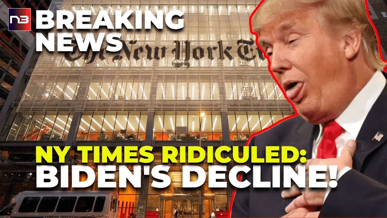 Bold and dramatic clickbait: NEW YORK TIMES SHAMED: Shocking Video of Biden They Tried to Hide!