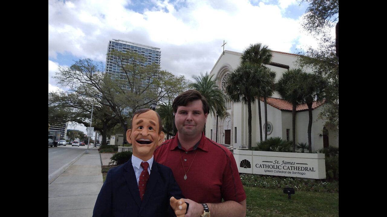 Vance Dykes & George H. W. Bush @ St. James Catholic Cathedral In Downtown Orlando Video 1