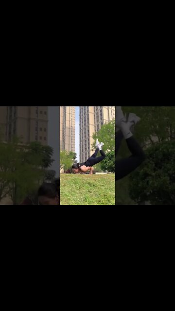 Chinese Girl Defies Gravity