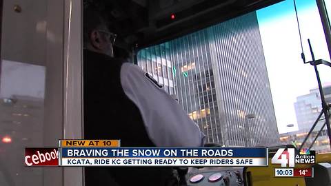 KCATA getting ready for dangerous roads Tuesday