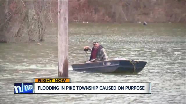 Some residents in Stark County using boats to get around after days of flooding