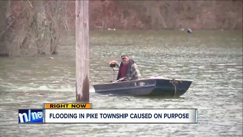 Some residents in Stark County using boats to get around after days of flooding