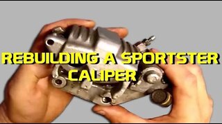 Rebuilding a Harley Davidson 1200 Sportster Brake Caliper