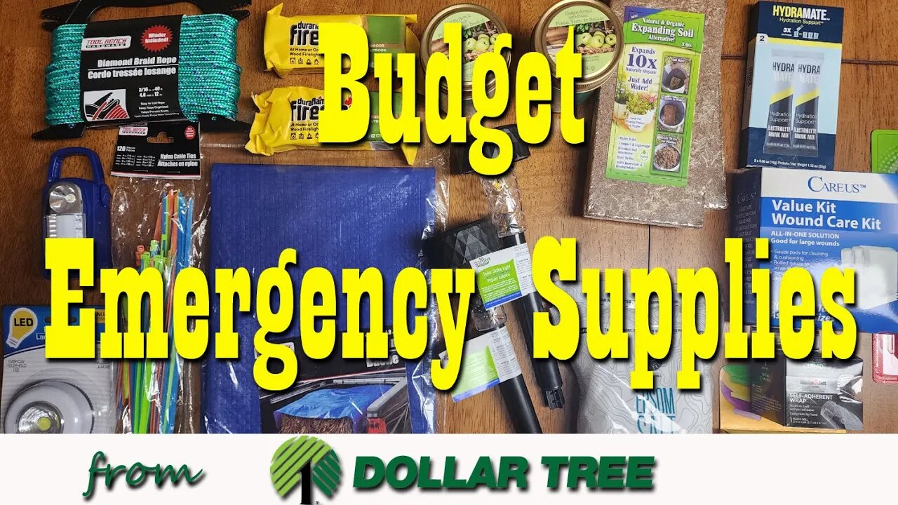 $25 Budget Emergency Supplies from Dollar Tree ~ Preparedness