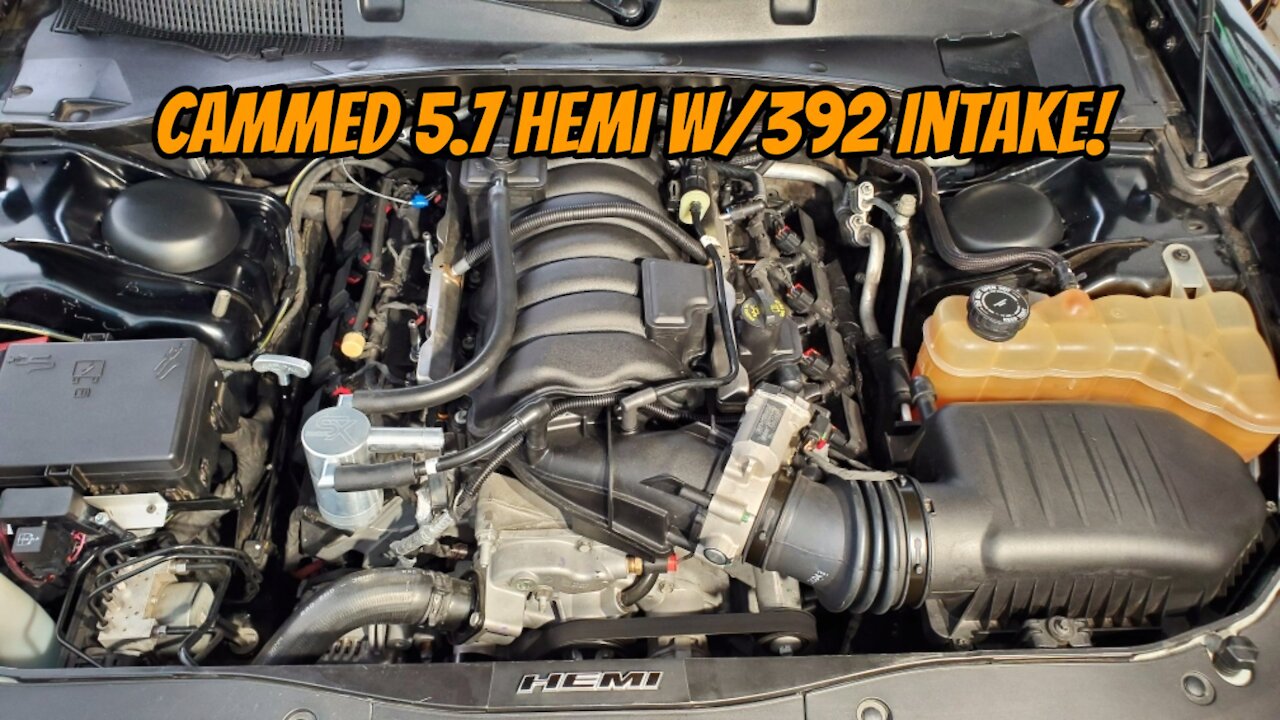 Installing a 392 Hemi Intake on a 5.7 Charger w/6.4 camshaft Pt.2