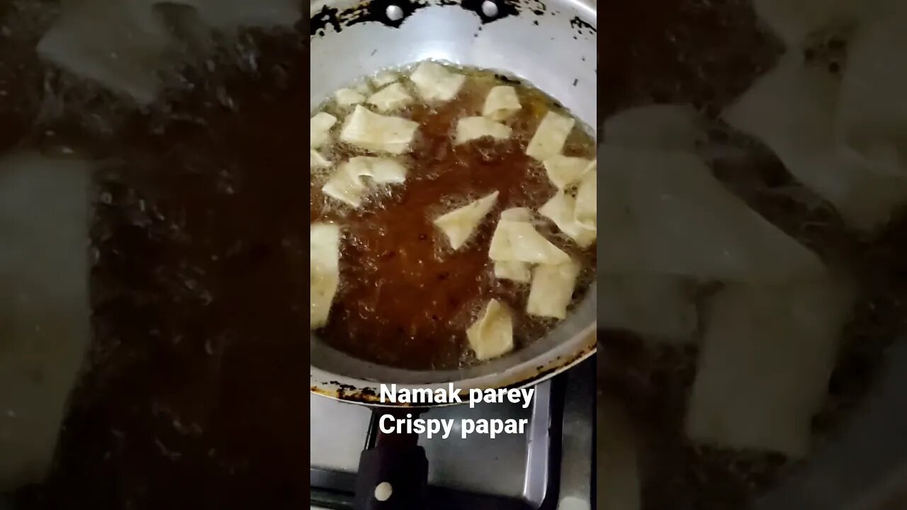crispy fried namak parey, tea time snack