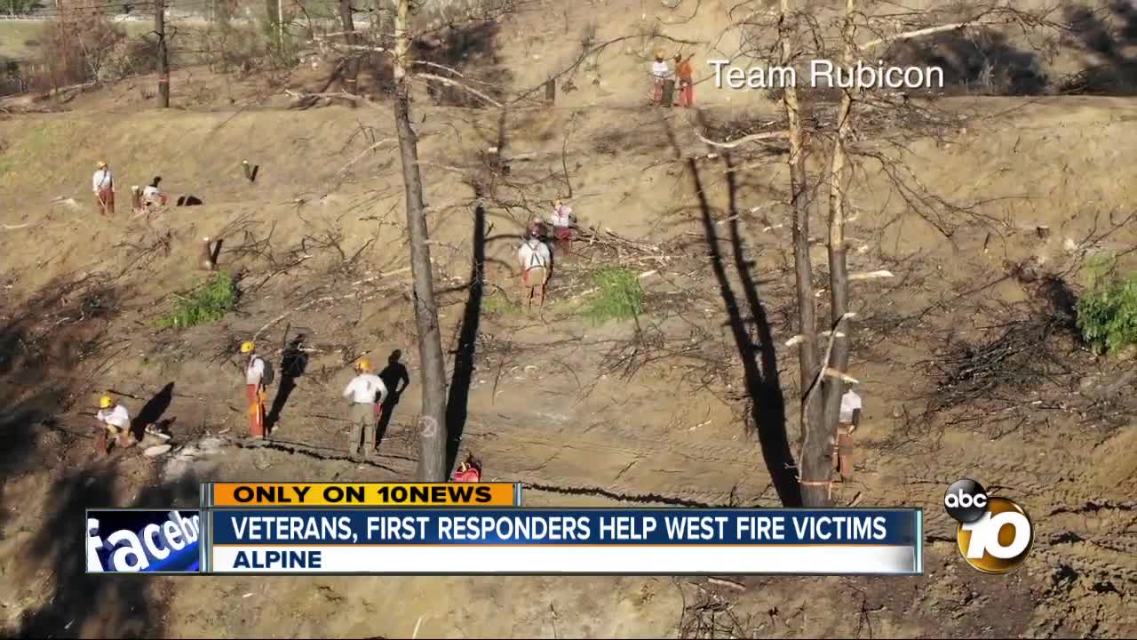 Team Rubicon cleans up after West Fire