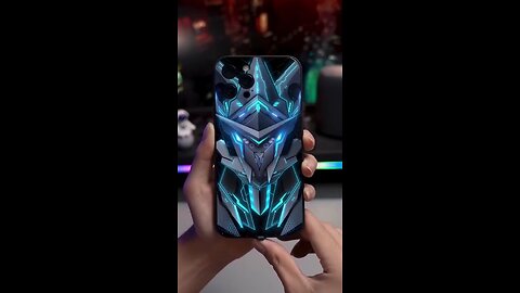 Cool Mecha Apple Smart Flash Phone Case