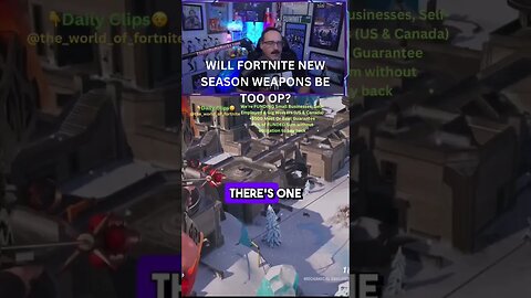 WILL FORTNITE NEW SEASON WEAPONS BE TOO OP? #fortnite #fortnitegiveaway #fortniteweapons #emote #gun