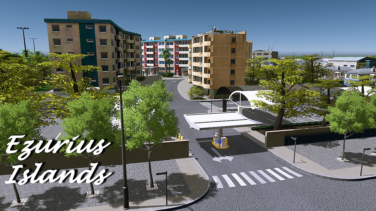 Gated Apartments on island_Cities: Skylines