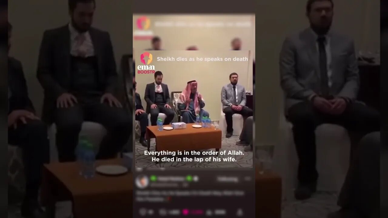 Sheikh Passes Away While Giving Lecture About Death