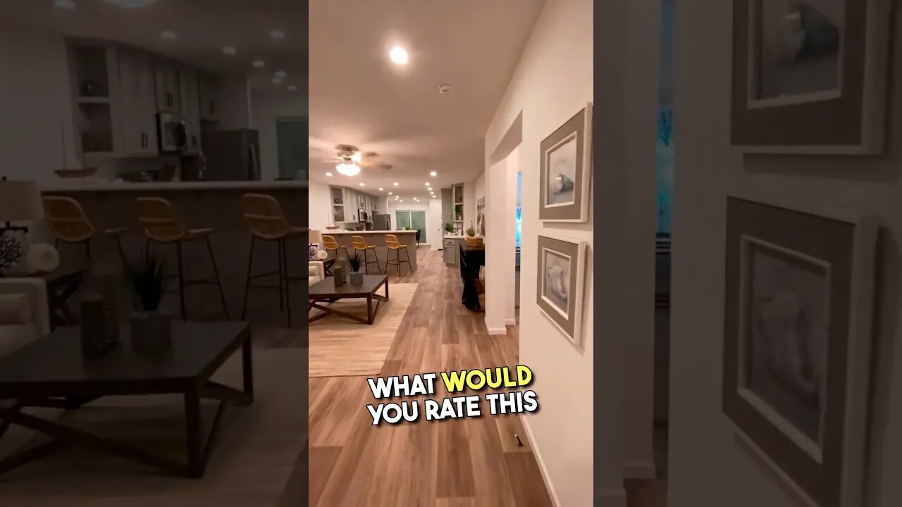 Furnished Home Tour! 🤩🏡 #mobilehomes #shorts #hometour
