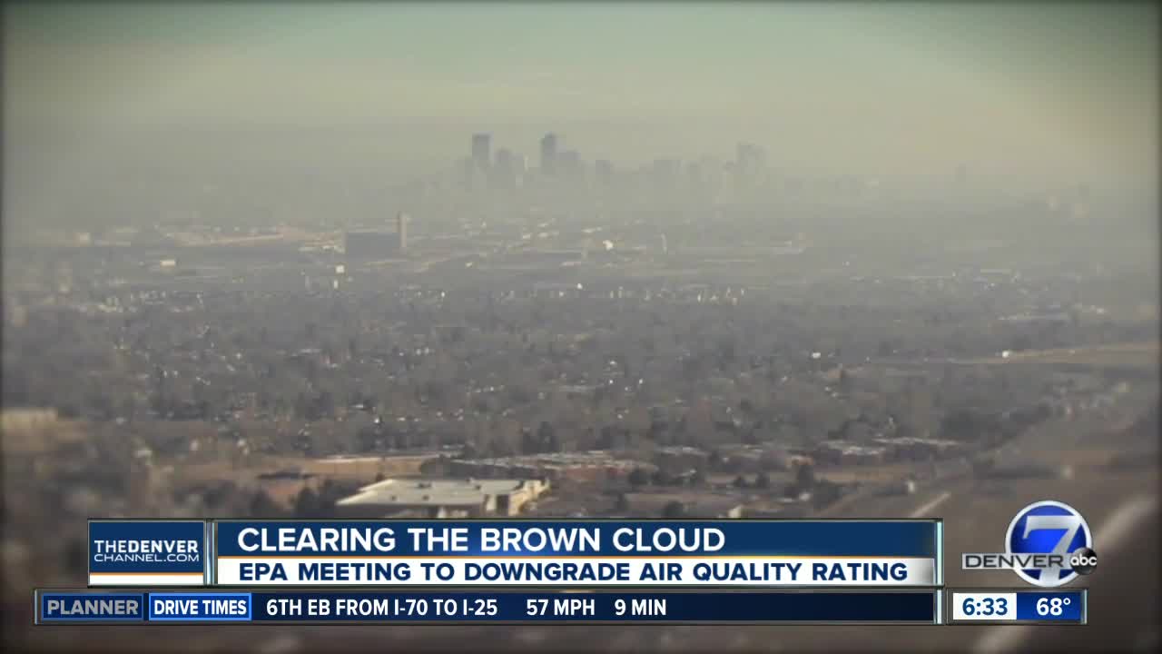 EPA meeting to downgrade air quality rating in Denver and other counties