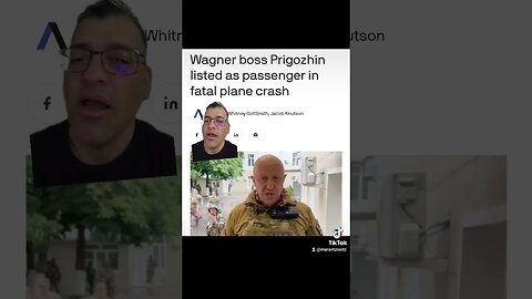 Wagner Boss Prigozin Dies In Plane Crash