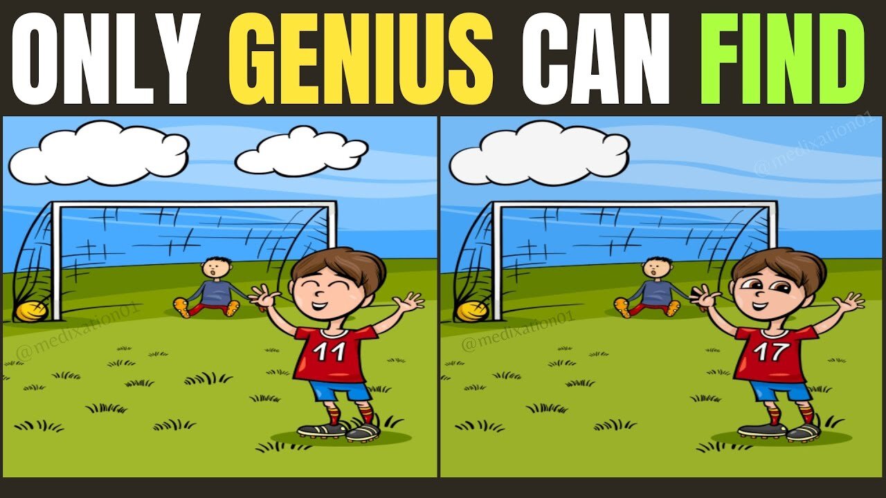 Spot The Difference : Only Genius CAN Find [ Find The Difference #2 ]