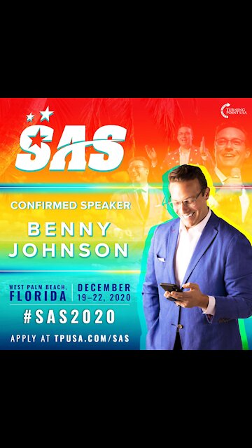 I'm Speaking at TPUSA's #SAS2020