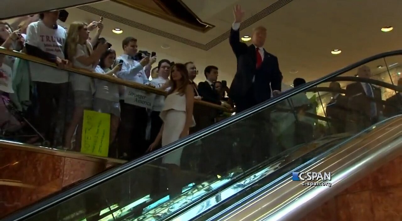 Flashback: Trump’s Historical Escalator Ride and Presidential Campaign Announcement 9 Years Ago [June 16, 2015]