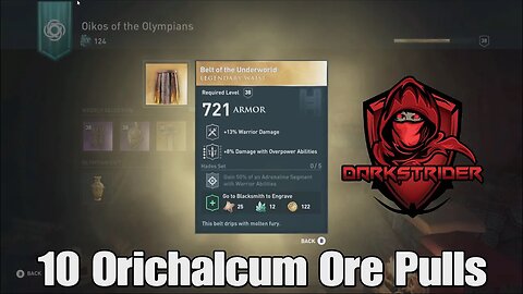 AC Odyssey- 10 Orichalcum Ore Pulls