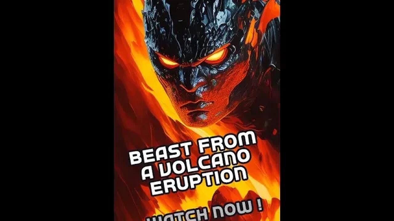 BEAST FROM A VOLCANO ERUPTION, ( AI ART, AI GENERATORS ) @MIX_IMAGI