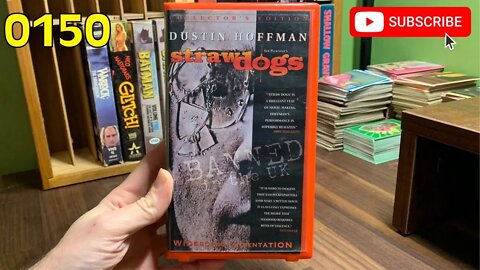 [0150] STRAW DOGS (1971) VHS INSPECT [#strawdogs #strawdogsVHS]