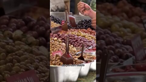 Machane Yehudah Market - The BIGGEST market in JERUSALEM Israel 🇮🇱 #shorts