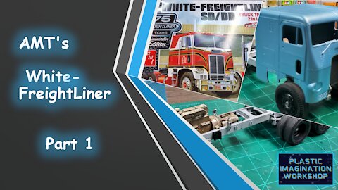 AMT's White-Frightliner Build Part 1