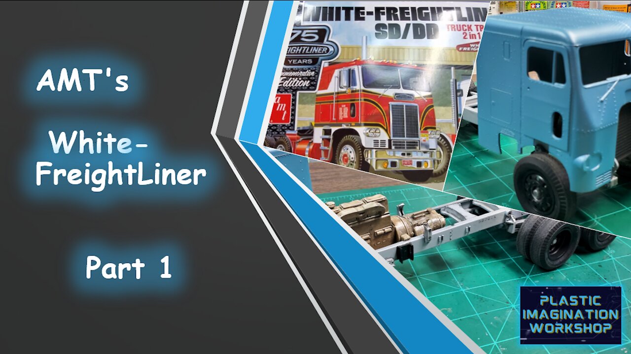AMT's White-Frightliner Build Part 1