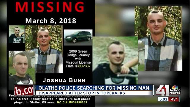 Olathe police search for missing man