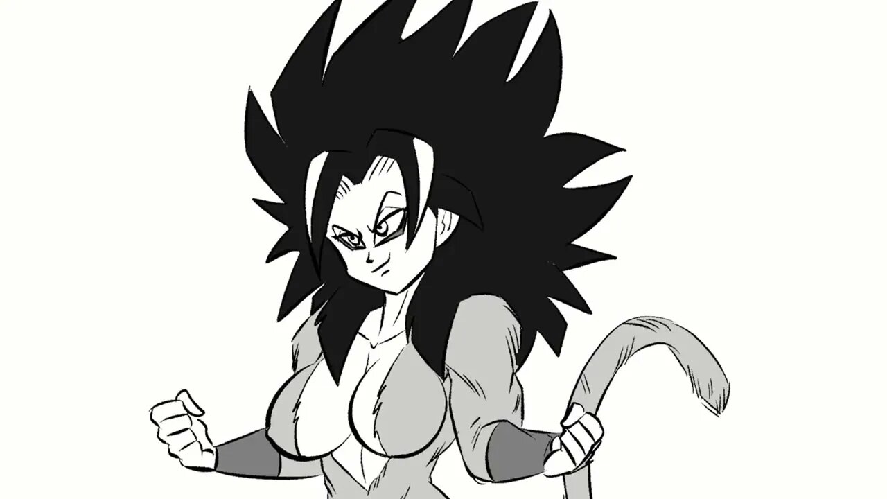 Caulifla Goes Super Saiyan 4 | Dragonball Comic Dub