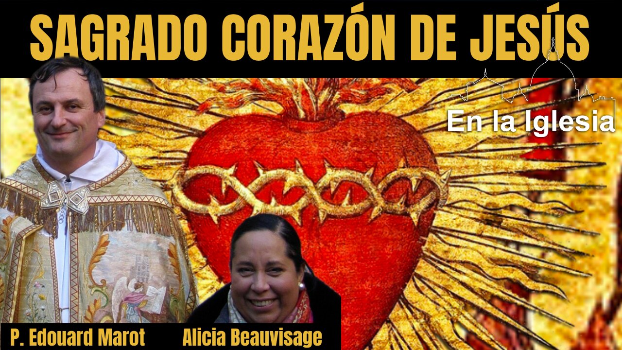 Alicia Beauvisage y el Padre Edouard Marot, misioneros del Sagrado Corazón de Jesús,