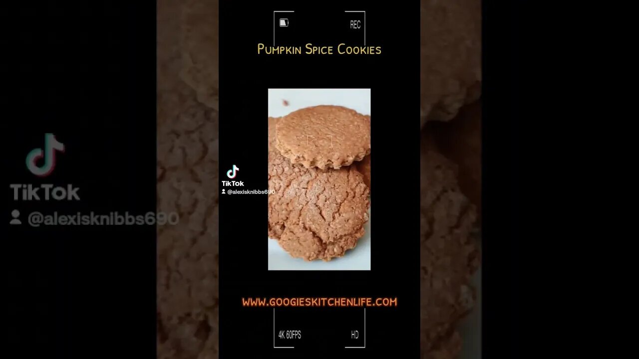 How to bake my #pumpkin #spice #cookies is now on @googieskitchen6634. Please subscribe TODAY.