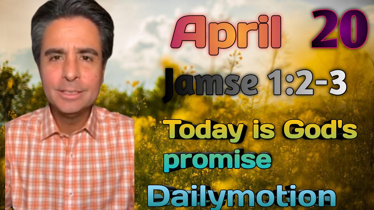 God's promise today James 1: 2,3 Chapter Dailymotion #jesus #daily #shorts