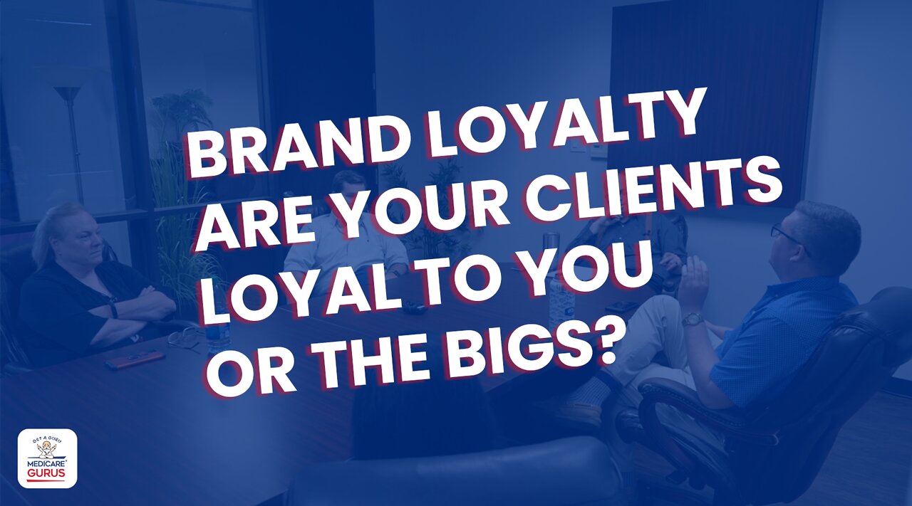 Brand Loyalty are your clients loyal to you or the BIGS?