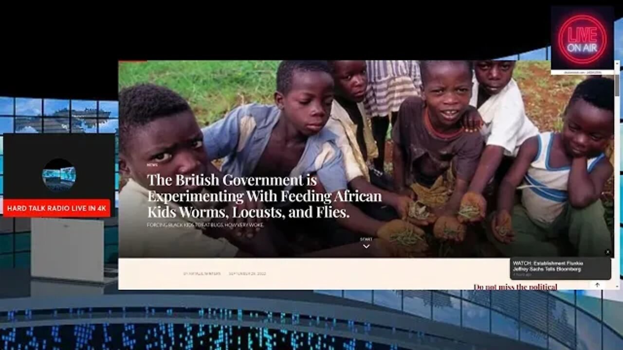 The British Government is feeding African kids worms and Bugs #Britain #Africa