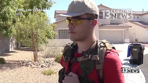 UPDATE: Neighbors describe FBI raid of Las Vegas man for bomb-making materials, threats